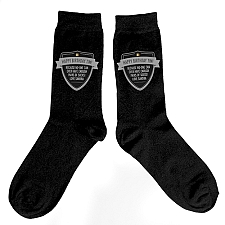 Personalised Classic Shield Mens Socks Delivery to UK